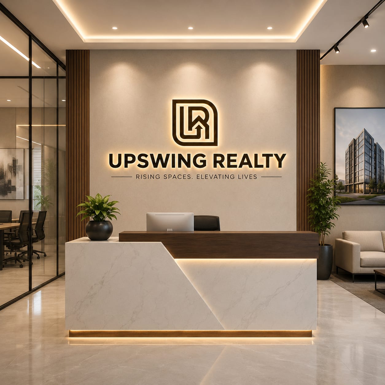 Modern residential interior in Gurgaon